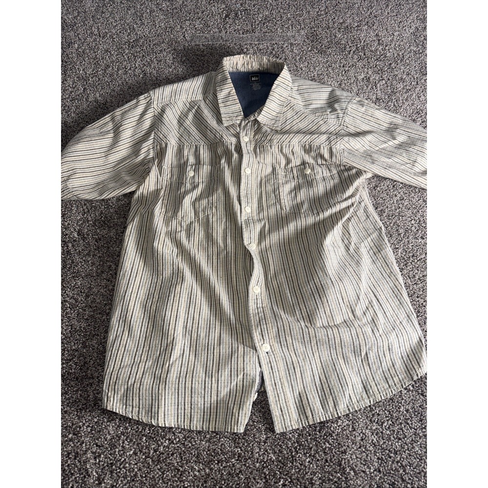 REI Men's Button Down Shirt Size‎ Small Cotton Short Sleeve